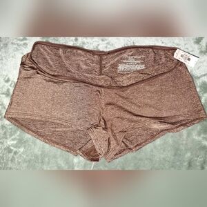 Brown Shimmery Shortie Minishort Victoria Secret Large